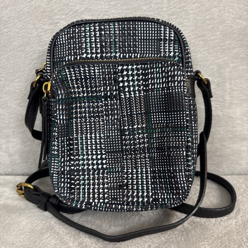 American Leather Co. Cleveland Plaid Preppy Crossbody NWOT Handbag Purse